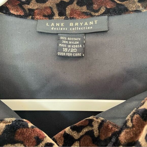 Lane Bryant Velvet Top- Size 18/20 - Picture 3 of 5